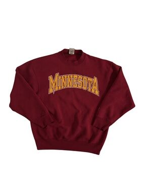 Vintage Minnesota Crewneck Sweatshirt - Maroon